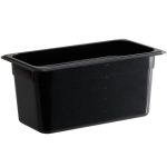 ΛΕΚΑΝΗ GASTRO 1/3 15CM POLYCARBONATE ΜΑΥΡΗ