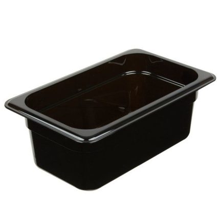 ΛΕΚΑΝΗ GASTRO 1/4 10CM POLYCARBONATE ΜΑΥΡΗ