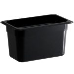 ΛΕΚΑΝΗ GASTRO 1/4 15CM POLYCARBONATE ΜΑΥΡΗ