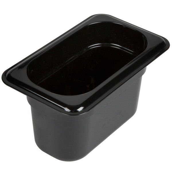ΛΕΚΑΝΗ GASTRO 1/9 10CM POLYCARBONATE ΜΑΥΡΗ