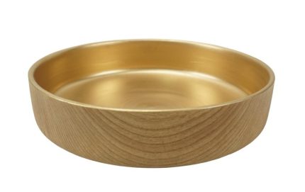 ΦΡΟΥΤΙΕΡΑ Φ25.5x7.5cm LT3327L/GOLD-WALNUT - ORIANA FERELLI®