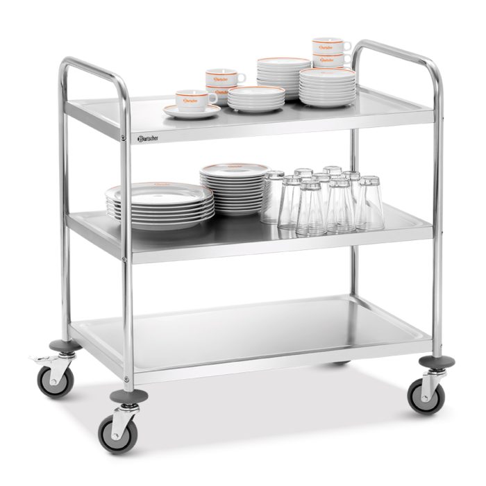 Trolley σερβιρίσματος 3 επιπέδων - Image 3