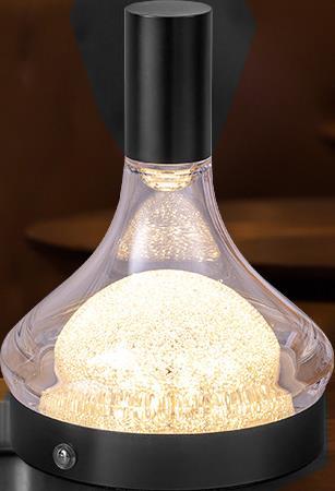 ΛΑΜΠΑΤΕΡ ΕΠΑΝΑΦΟΡΤΙΖΟΜΕΝΟ 18cm LAMPE WL439-BLACK - Oriana Ferelli®