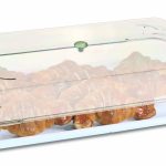 ΒΙΤΡΙΝΑ ΠΡΟΒΟΛΗΣ ΤΡΟΦΙΜΩΝ με ΚΑΠΑΚΙ GN 1/1 00289 530x325x82mm - ARAVEN