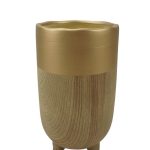 ΑΝΘΟΔΟΧΕΙΟ 27cm LT3275L/GOLD-WALNUT - ORIANA FERELLI®