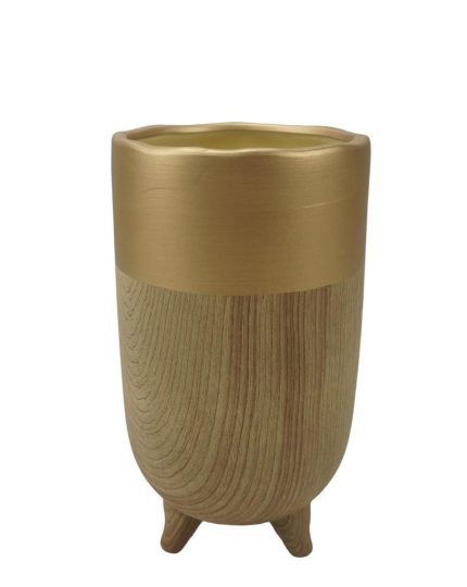 ΑΝΘΟΔΟΧΕΙΟ 27cm LT3275L/GOLD-WALNUT - ORIANA FERELLI®