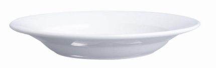 ΠΙΑΤΟ ΒΑΘΥ Φ23.4cm ΛΕΥΚΟ WIDE RIM - ORIANA FERELLI®