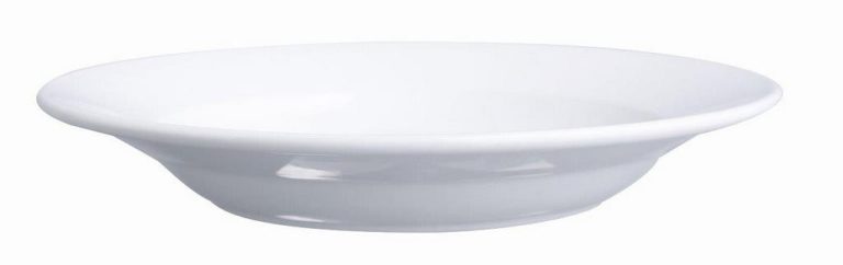 ΠΙΑΤΟ ΒΑΘΥ Φ23.4cm ΛΕΥΚΟ WIDE RIM - ORIANA FERELLI®