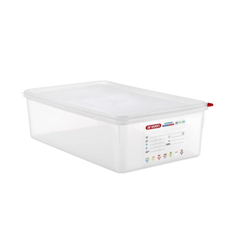 ΑΕΡΟΣΤΕΓΕΣ ΔΟΧΕΙΟ ΤΡΟΦΙΜΩΝ GN 1/1 20.5lt 530x325x150mm HERMETICOS 03037 - ARAVEN