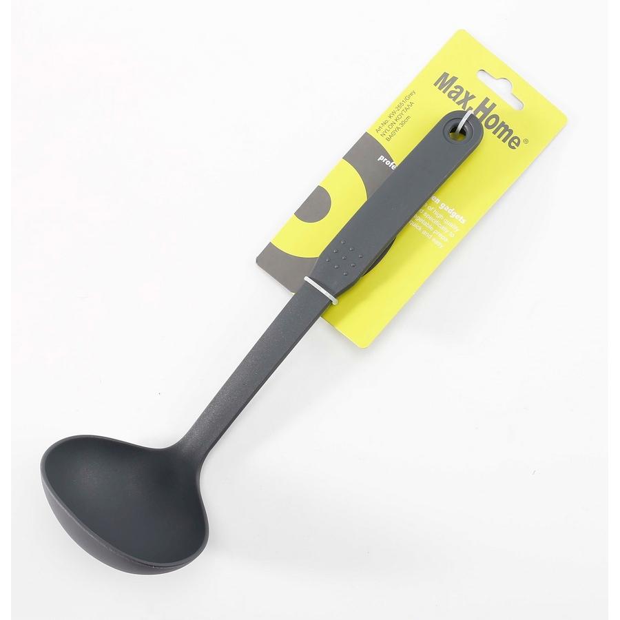 ΚΟΥΤΑΛΑ ΒΑΘΥΑ 30cm  NYLON KW-2551/Grey - Max.Home® ΚΟΥΤΑΛΑ ΒΑΘΥΑ 30cm  NYLON KW-2551/Grey - Max.Home®