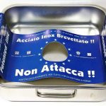 ΤΑΨΙ ΤΕΤΡΑΓΩΝΟ 36x36 11165 18/10 PATENTED - STEEL PAN