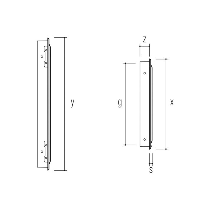 Μονή Πόρτα Ψυγείου Ενισχυμένη σειρά Α1 469x332 (Right) - Image 3