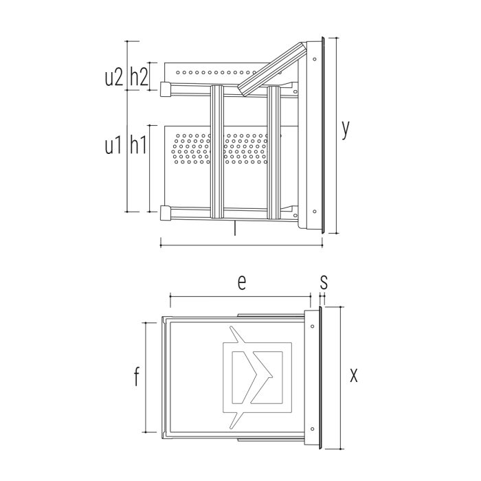 Συρταριέρα Compact με 2 Ανόμοια Συρτάρια σειρά Α1 469x629 - Image 3