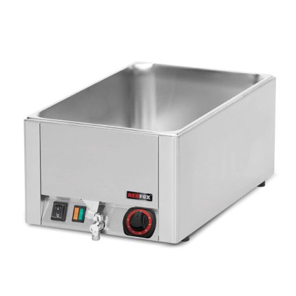Bain Marie μονό για GN 1/1 με βρυσάκι απορρόης