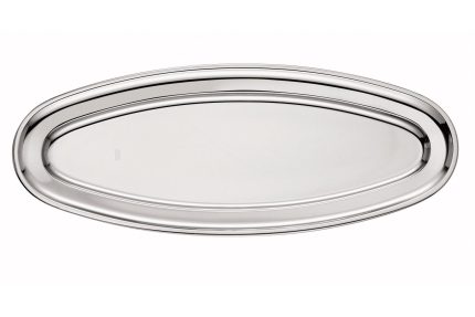 ΠΙΑΤΕΛΑ ΣΕΡΒΙΡΙΣΜΑΤΟΣ 18/0 ΟΒΑΛ 60cm THEMA - INOXRIV