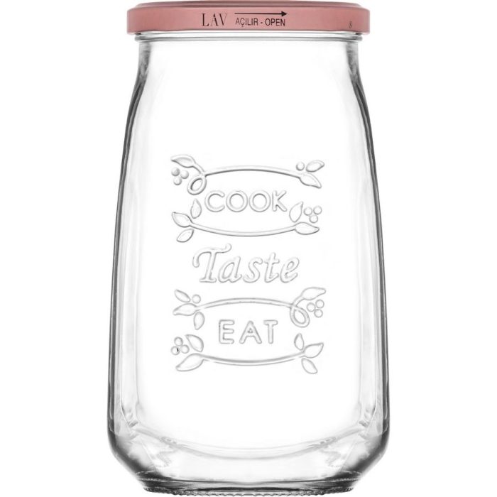 ΒΑΖΟ 1050ml με ΜΕΤΑΛΙΚΟ ΒΙΔΩΤΟ ΚΑΠΑΚΙ TASTY - LAV