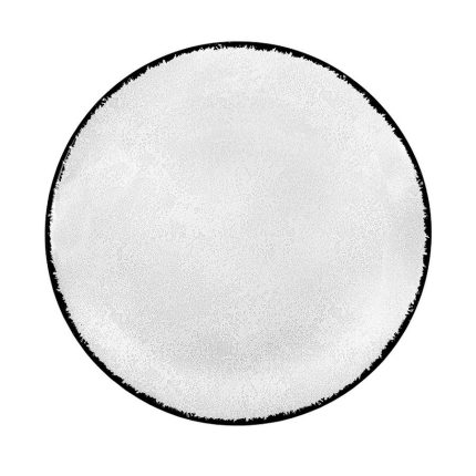 ΠΙΑΤΕΛΑ ΣΤΡΟΓΓΥΛΗ 31cm MOON SHADE 18274-63/White - ORIANA FERELLI®
