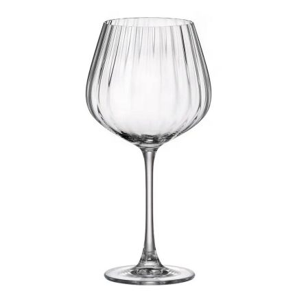 ΠΟΤΗΡΙ ΚΟΛΟΝΑΤΟ ΚΡΑΣΙΟΥ BURGUNDER 640ml COLUMBA OPTIC - CRYSTAL BOHEMIA