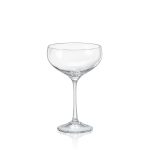 ΠΟΤΗΡΙΑ ΚΟΛΩΝΑΤΑ ΣΕΤ 4 ΤΕΜΑΧΙΩΝ COUPE 180ml PRALINES - CRYSTALEX