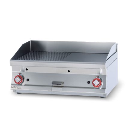 Πλατώ αερίου διπλό 1/2 λείο 1/2 ραβδωτό