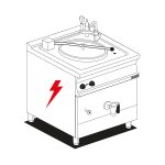 Βραστήρας ηλεκτρικός εμμέσου θερμάνσεως 50 Lt - Image 3