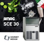 Παγομηχανή με σύστημα ψεκασμού & παγάκι Gourmet 31Kg - Image 2