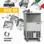 Παγομηχανή με σύστημα ψεκασμού & παγάκι Gourmet 48Kg - Image 2