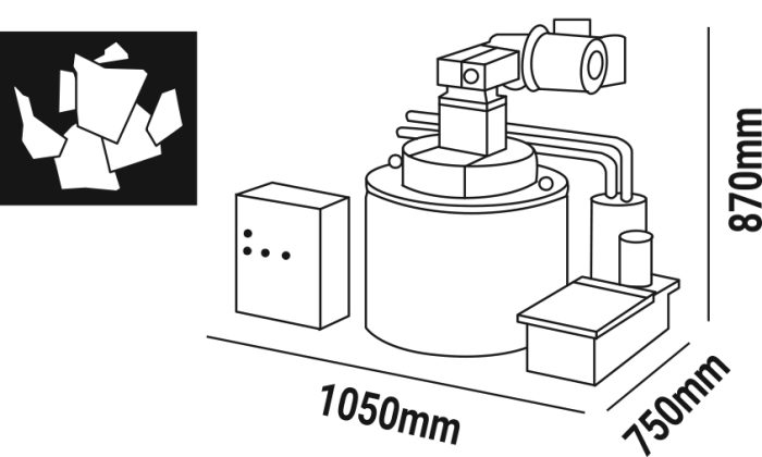 Μηχανή για παγολέπι 1100Kg - Image 3