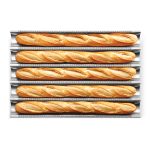 Ταψί αντικολλητικό αλουμινίου για μπαγκέτες - Image 2