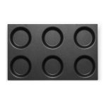 Ταψί αντικολλητικό 6 θέσεων Ø120mm - Image 3