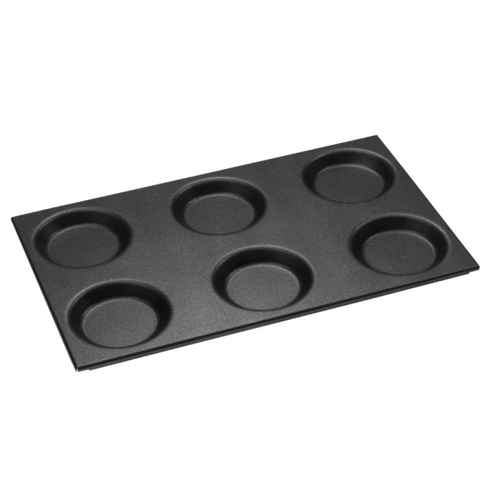 Ταψί αντικολλητικό 6 θέσεων Ø120mm - Image 4