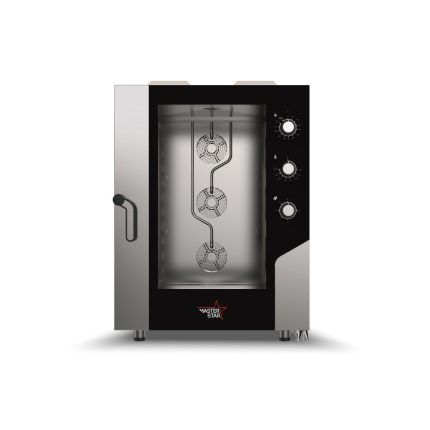 Φούρνος κυκλοθερμικός αερίου με υγραντήρα απ΄ευθείας ψεκασμού 10 θέσεων (600x400mm)