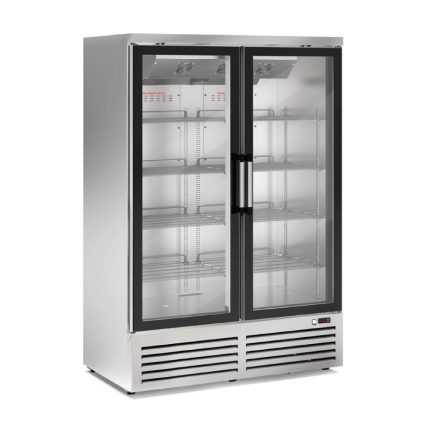 Βιτρίνα κατάψυξης διπλή με ανοιγόμενες πόρτες
