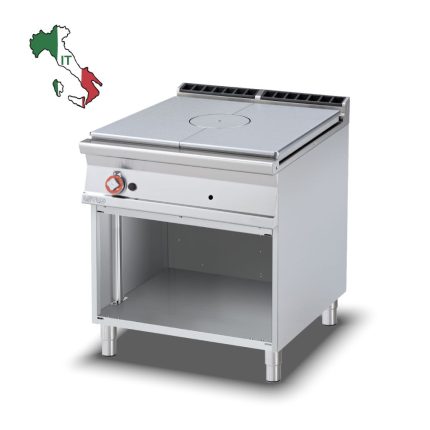 Κουζίνα αερίου επιδαπέδια με ενιαία πλάκα Hot-Top