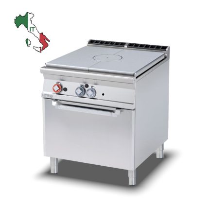 Κουζίνα αερίου με ενιαία πλάκα Hot-Top & φούρνο αερίου στατικό