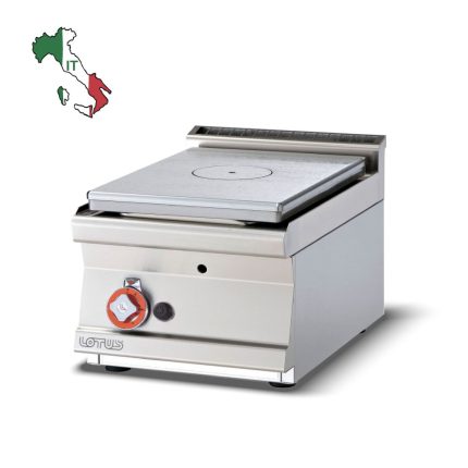 Κουζίνα αερίου με ενιαία πλάκα hot top