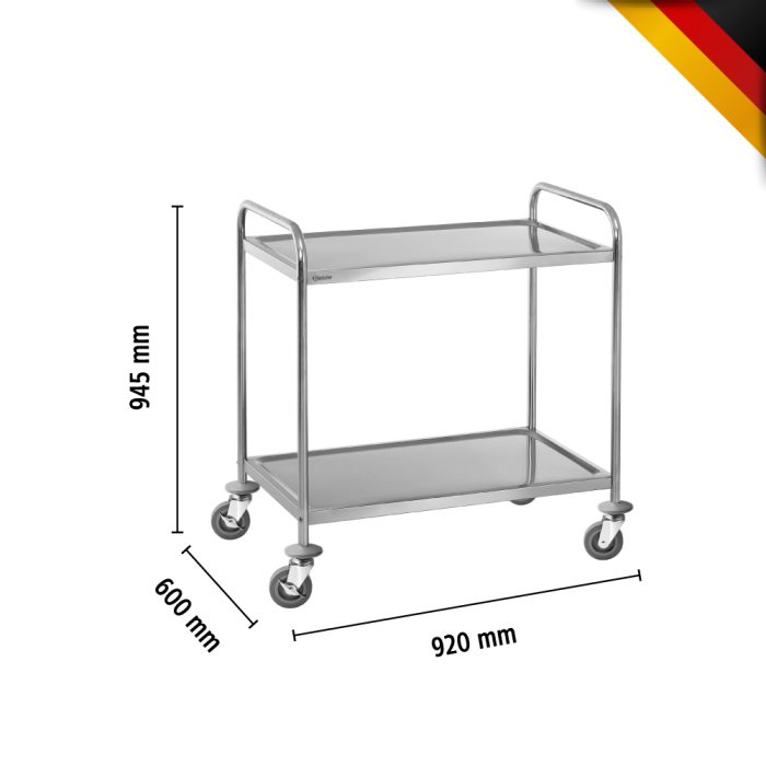 Trolley σερβιρίσματος 2 επιπέδων - Image 3