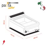 Βραστήρας ζυμαρικών ηλεκτρικός 25 lt - Image 3