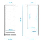 Βιτρίνα κρασιών 2 θερμοκρασιών - Image 3