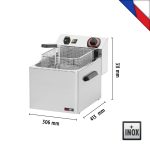 Φριτέζα ηλεκτρική μονή 8 lt | 3.4Kw - Image 4
