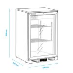 Βιτρίνα συντήρησης μονή Back Bar - Image 3