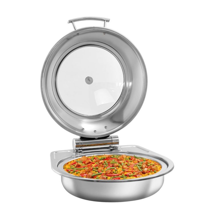 Chafing Dish Flexible στρογγυλό με soft close & παράθυρο ελέγχου