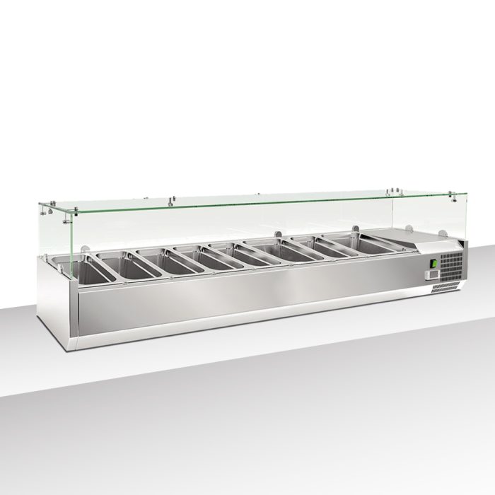 Βιτρίνα Set up μήκους 1800 mm για GN - Image 2