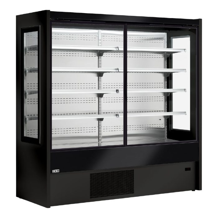 Self service συντήρησης με συρόμενες πόρτες και πανοραμικά πλαϊνά