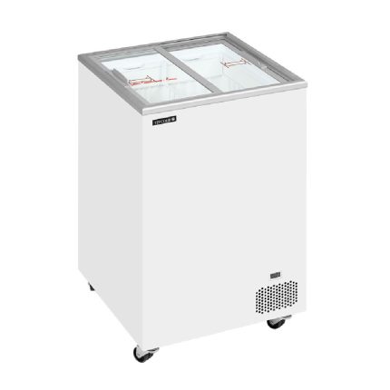 Καταψύκτης με ίσια συρόμενα κρύσταλλα 570x570x897mm