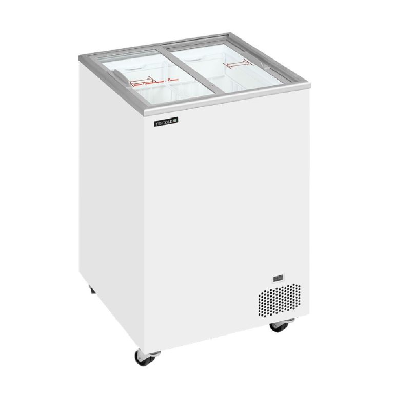 Καταψύκτης με ίσια συρόμενα κρύσταλλα 570x570x897mm