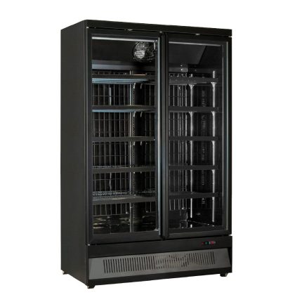 Βιτρίνα συντήρησης διπλή με ανοιγόμενες πόρτες