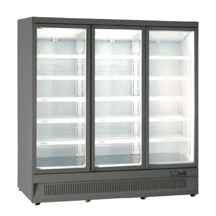 Βιτρίνα συντήρησης τριπλή με ανοιγόμενες πόρτες