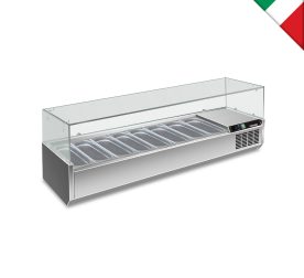 Βιτρίνα Set up μήκους 1800 mm για GN