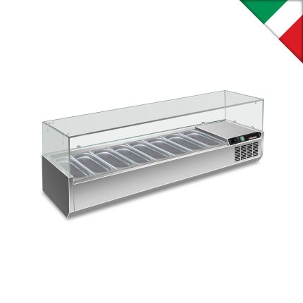 Βιτρίνα Set up μήκους 1800 mm για GN